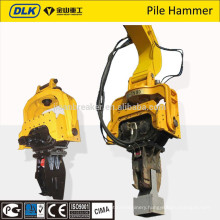 DLK brand excavator mounted vibro hammer from china suppler